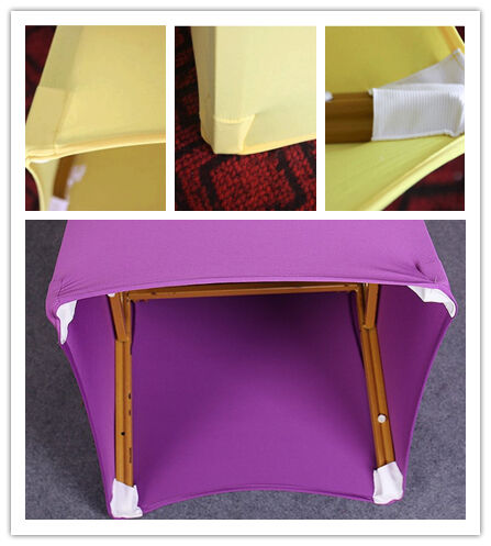 Banquet Chair Use and Spandex Polyester Material banquet chair covers for sale details