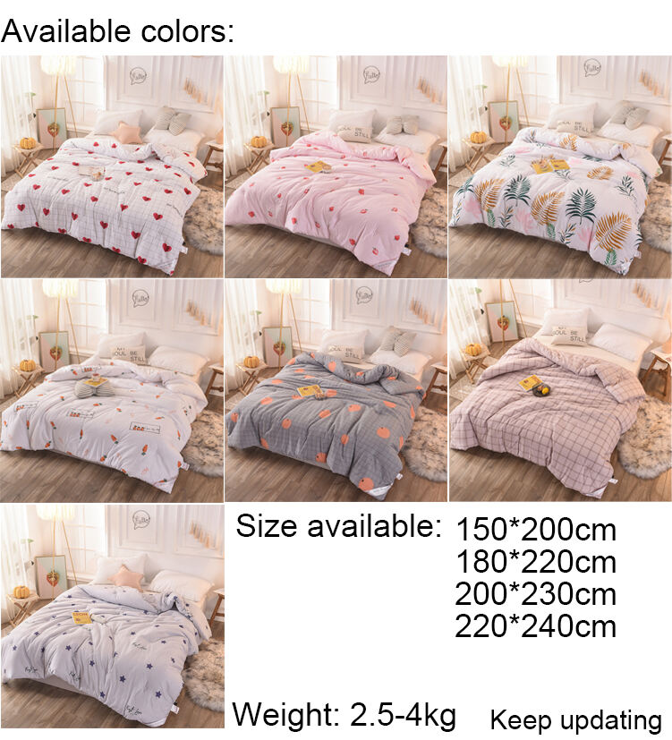 Wholesale Bed Summer Quilting Room Microfiber Winter Bedding quilt home use supplier