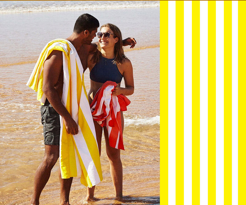 Eco friendly recycled microfiber summer quick dry printed beach towel sand free waffle beach towels manufacture