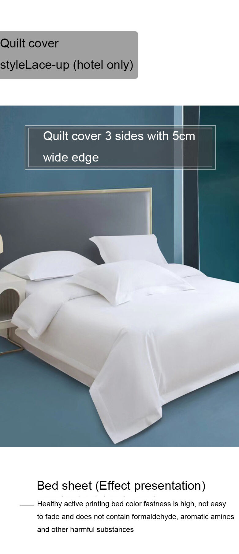 Hotel cotton provides bed linen covers in one stop hotel beds bedding set manufacture