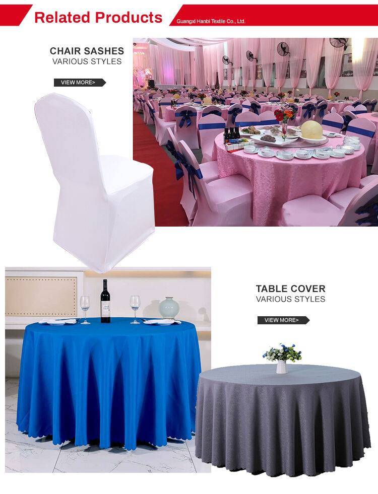 Table Covers Table Cloth White Tablecloth Wedding (custom size and logo) nappe de table details