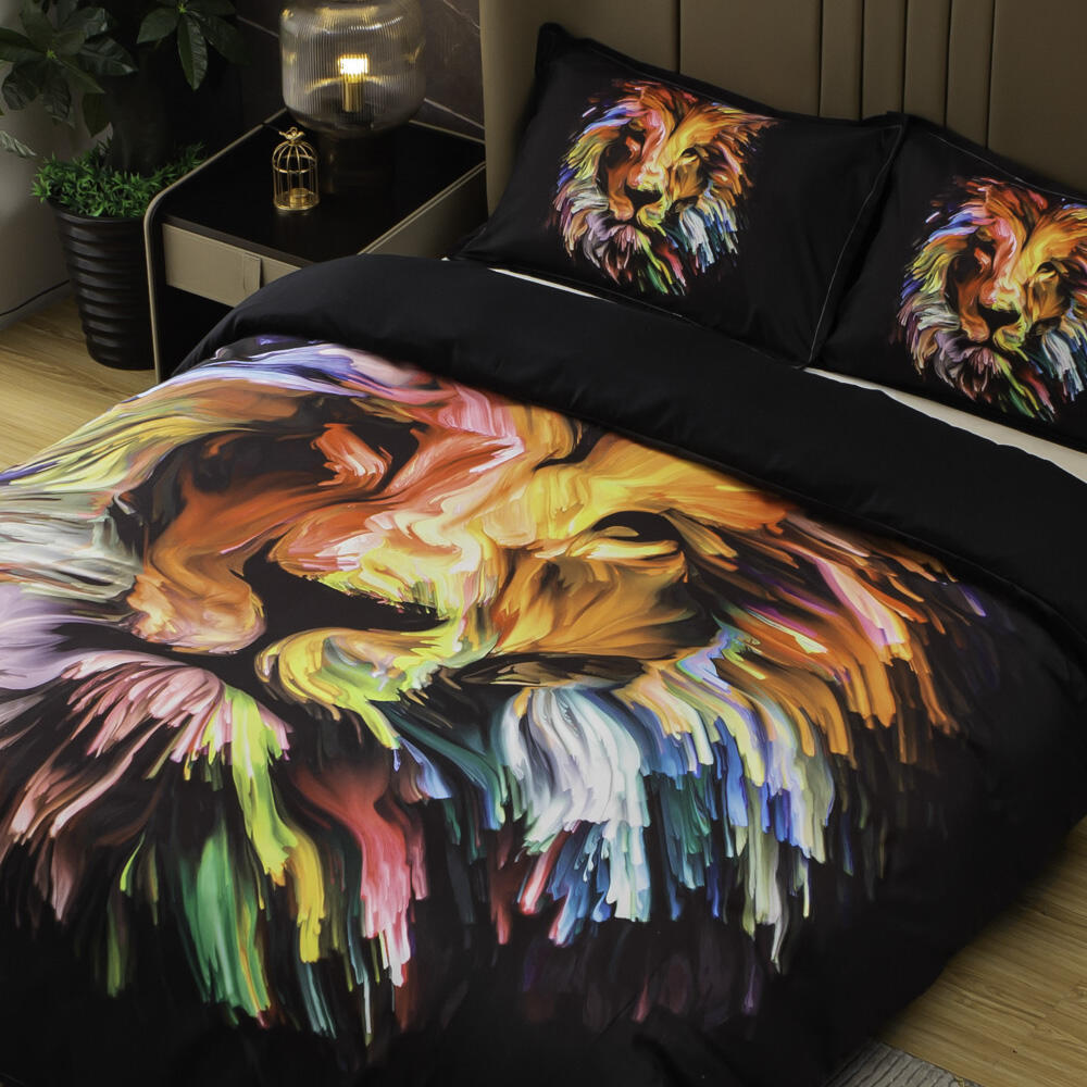 3D Printed kids lion quilt sets bedding set 7 pieces (Accept Custom Printing Design) supplier