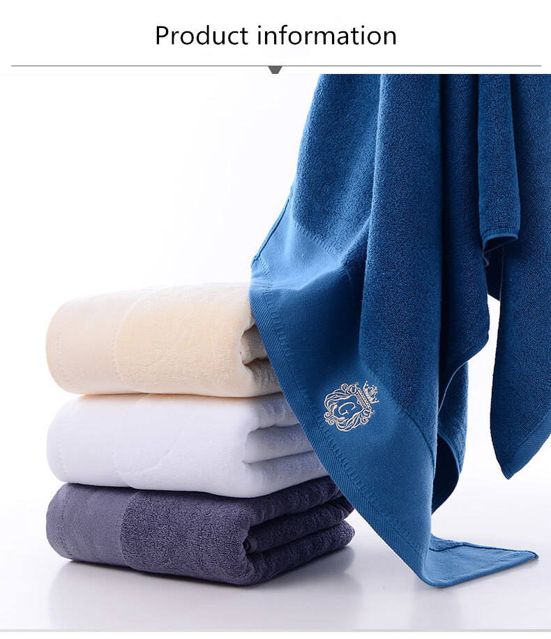 100% Organic Bamboo Towel Luxury Soft Plain Gift home Adult bath towel face towel factory