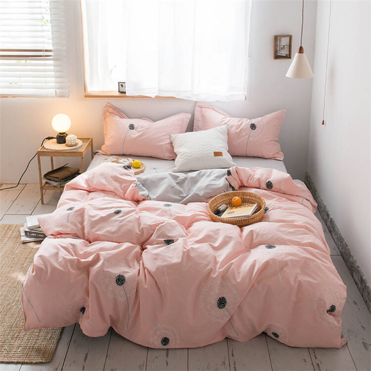 King size Wholesale Comforter Bed Sheet Bedding Set factory