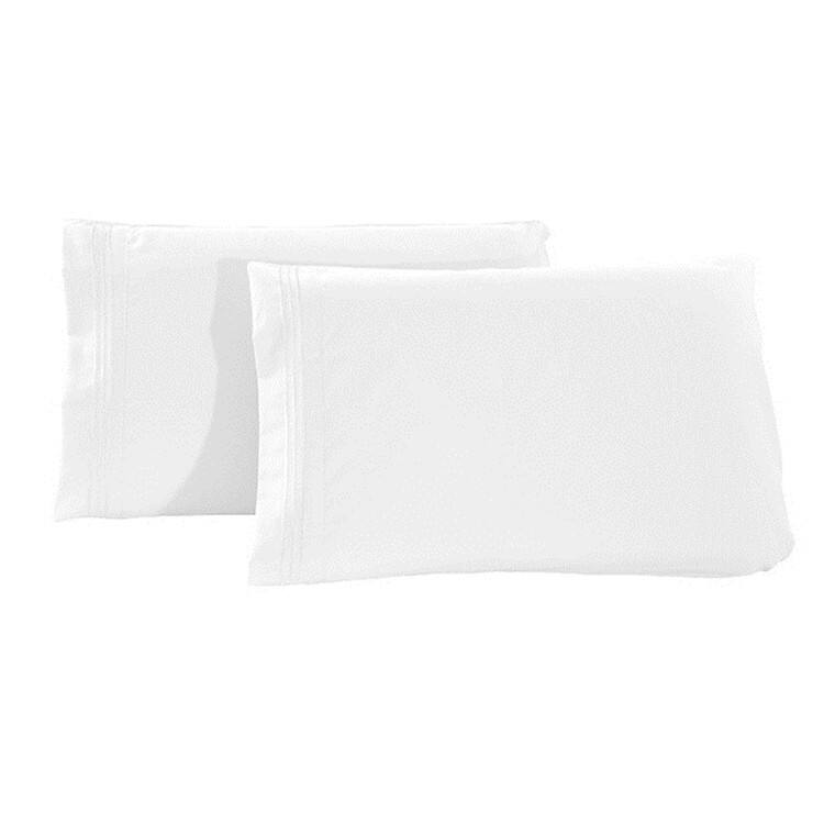 2pcs Black Friday Sale Manufacturers direct brushed solid embroidered pillowcase factory