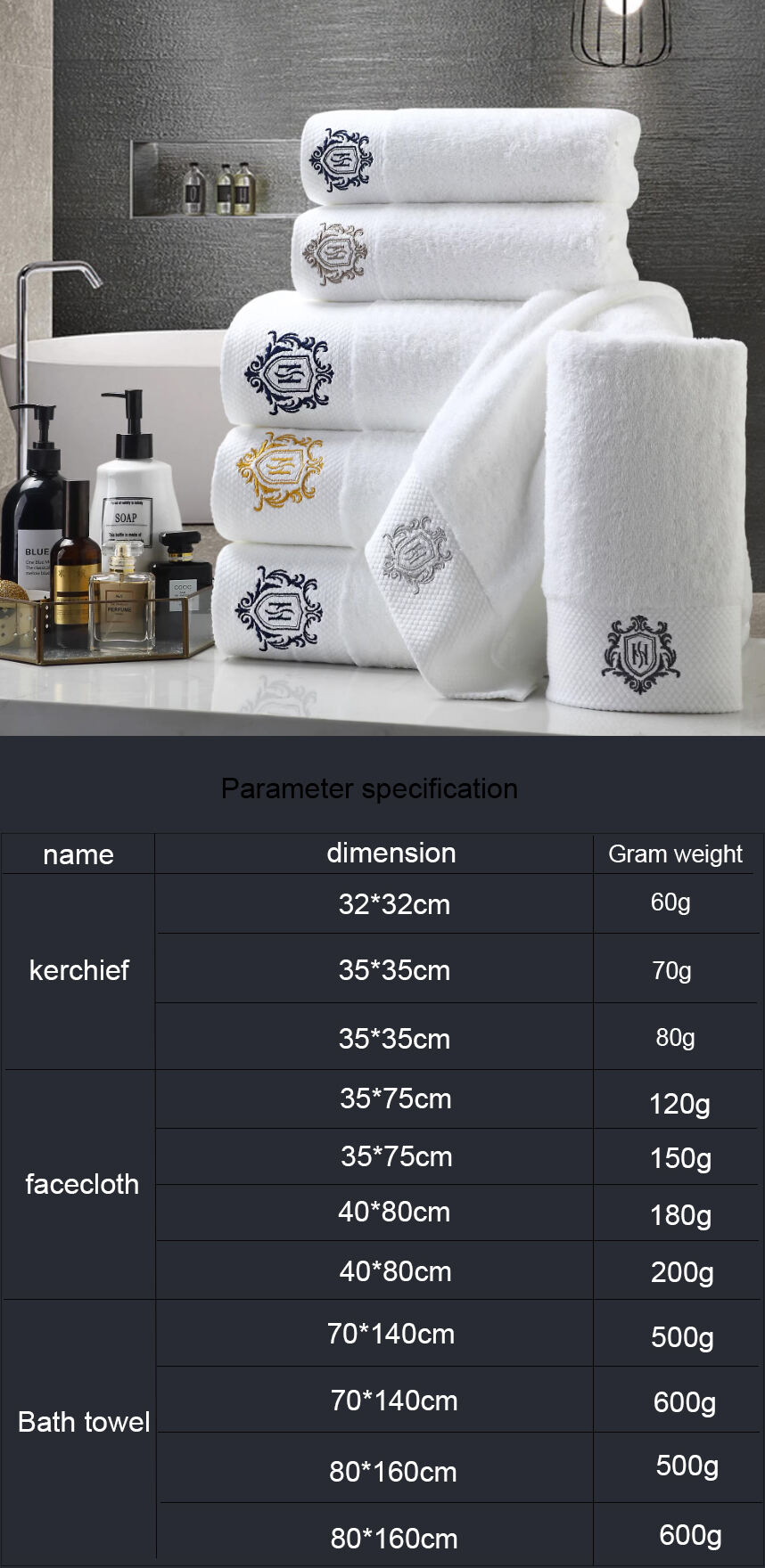 One-stop hotel custom cotton soft and comfortable cotton towel bath towel supplier