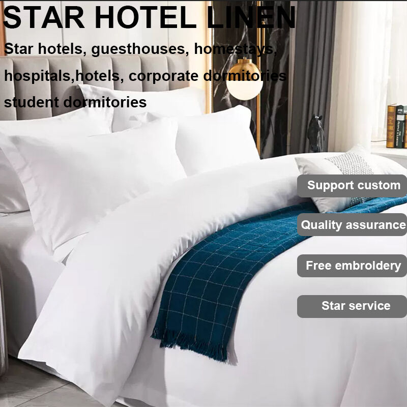 Star hotel bed linen Set Hotel supplies Bed linen set bedding comfortable custom style bedding sets supplier