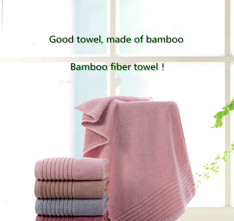 Wholesale promotional terry printing towel 100% bamboo fiber face towels bath towel factory