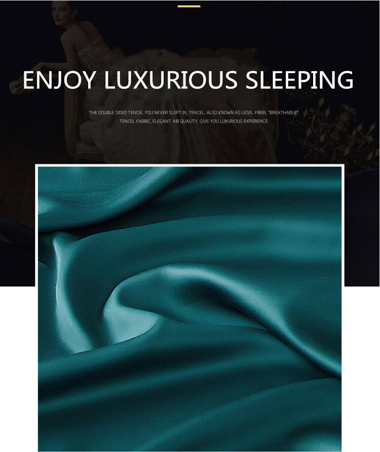 60S 100% Artificial Fiber Bedding Sets Solid Color Bed Sheet details