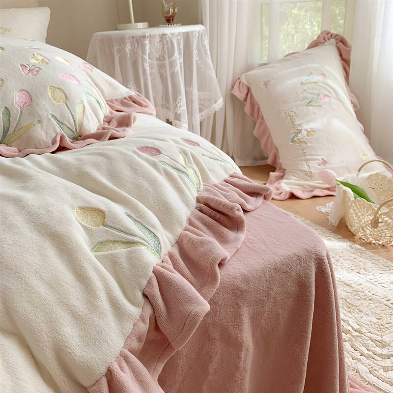 High quality Soft 100% Cotton Lovely Bed Sheets Duvet Cover Set Pillow case Custom Design Bedding Set supplier