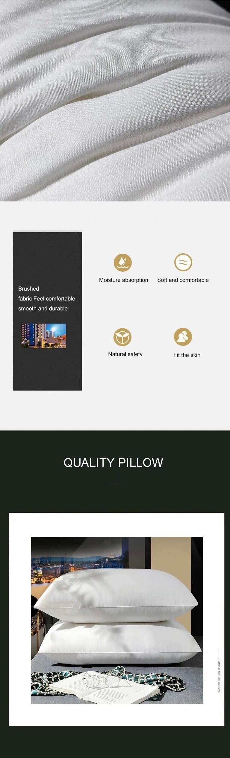 Five Star Hotel the same pillow core is comfortable and durable pillow case details