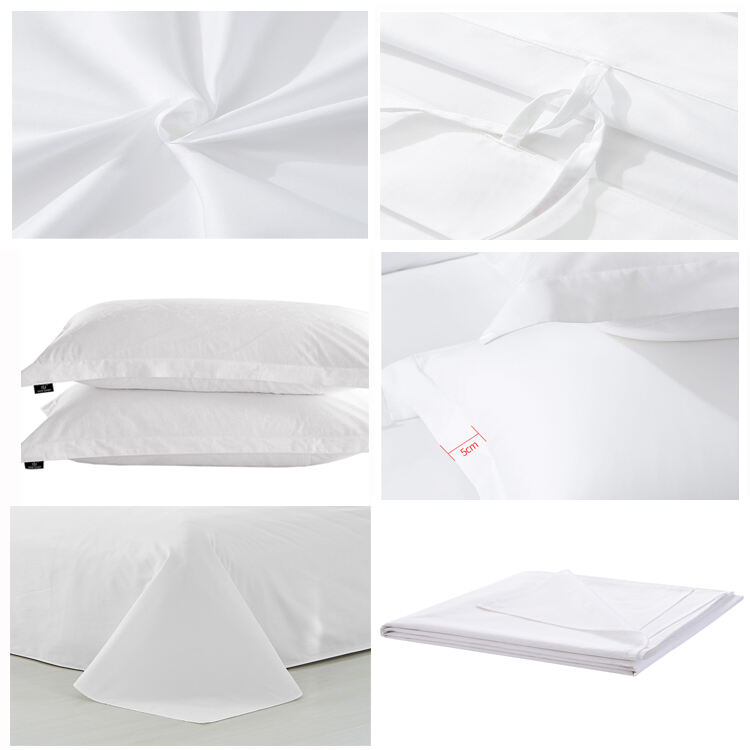 Hotel high quality comfort 100% cotton bedding set details