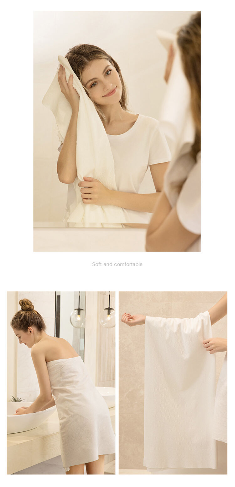 Disposable bath and face towel healthy and clean life style for travel and salon manufacture