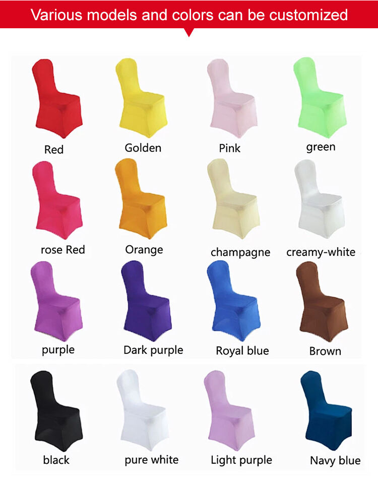 China spandex universal stretchable chair cover seat furniturehair covers armless supplier