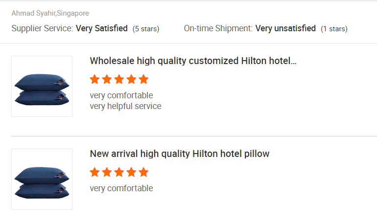 Wholesale high quality bantal skin-friendly breathable home Hilton hotel pillow manufacture