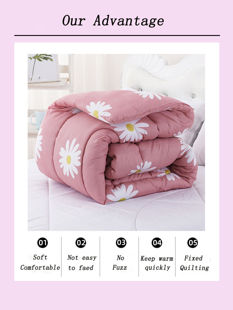 Four Seasons Universal Summer Down Alternative Quilted Comforter Duvet Insert Warm Winter Quilt details