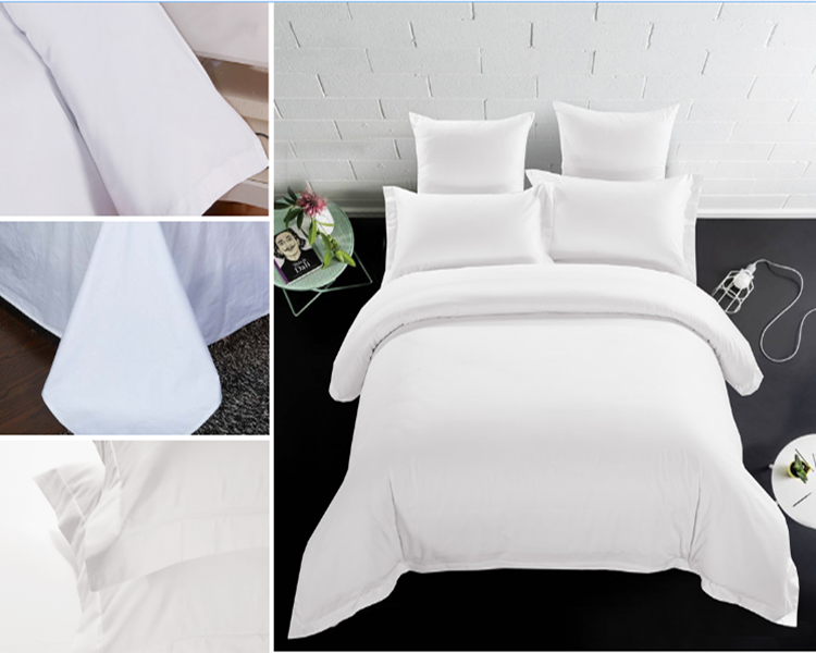 Hotel high quality comfort 100% cotton bedding set details