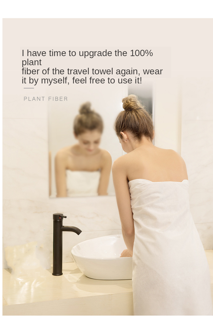 Disposable bath and face towel healthy and clean life style for travel and salon manufacture