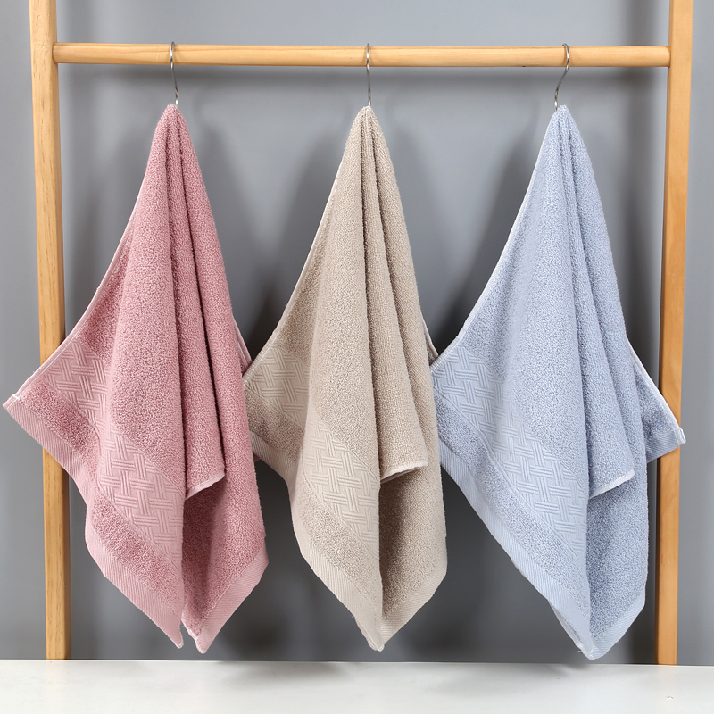 High quality promotional gifts towels terry fabric 100% cotton adult home towel manufacture