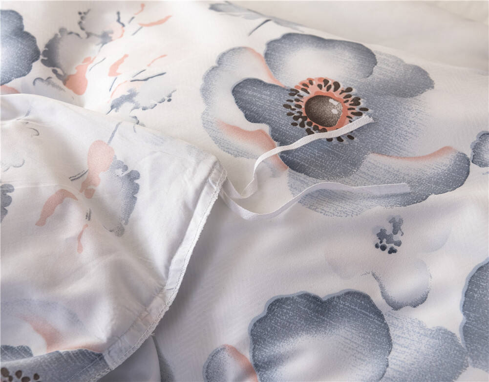 wholesale environmental printing 100% polyester fabric bedding set details