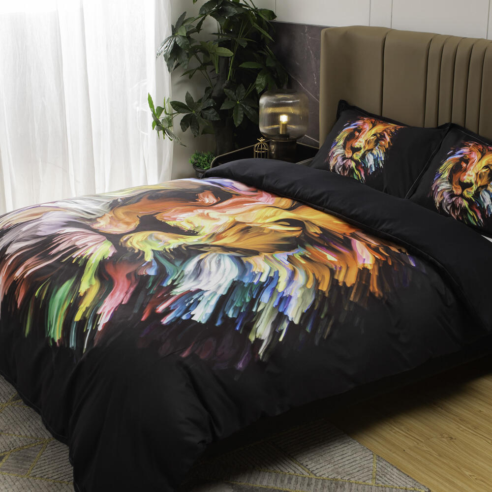 3D Printed kids lion quilt sets bedding set 7 pieces (Accept Custom Printing Design) supplier