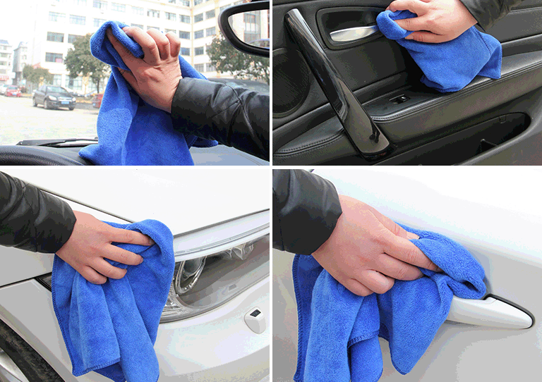 Wholesale Customized High Water Absorption Durable Car Wash Microfiber Towel manufacture