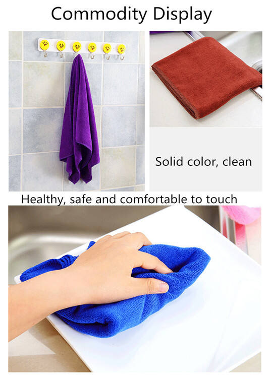 Hot sale cheap multi color Square Cleaning Kitchen cleaning car wash Towels factory