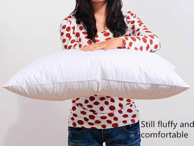 Custom Factory supply luxury pure Cotton Cover 5 Star Hotel Pillow 2 pcs  soft pillows details