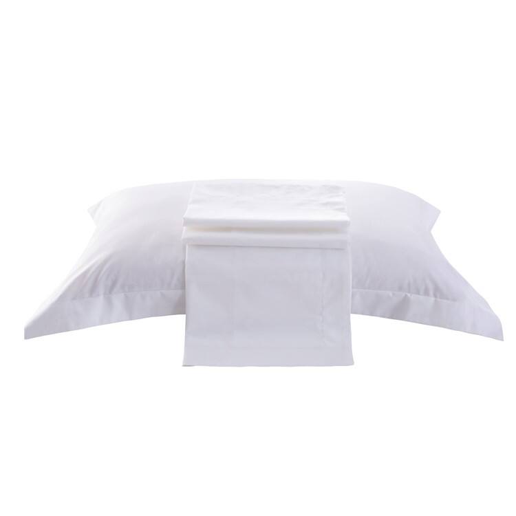 China wholesale white 100% cotton 60*40s hotel pillow case protector details