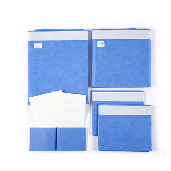 Complete set of surgical tools and drapes for optimal infection control