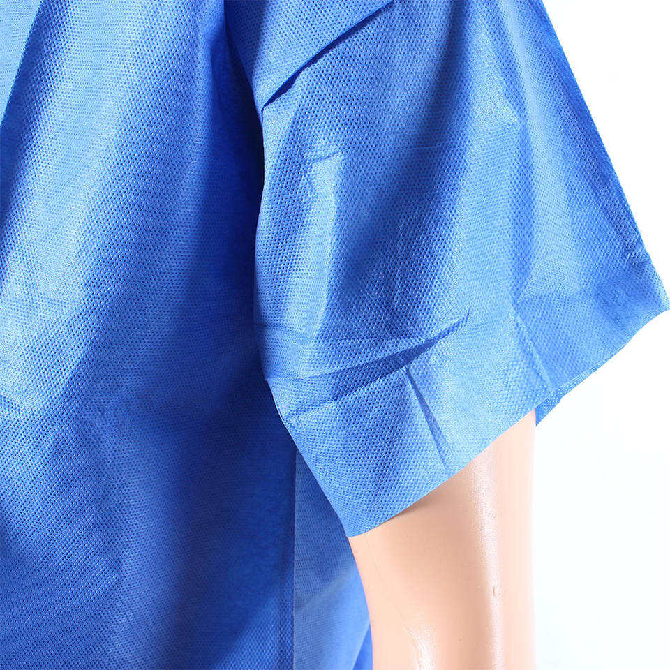 Disposable scrub suit supplies SMS scrub suit for uniform patient gown factory