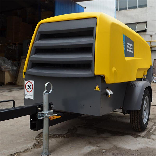 Łatwy w obsłudze, wysokowydajny system sprężonego powietrza do użytku mobilnego