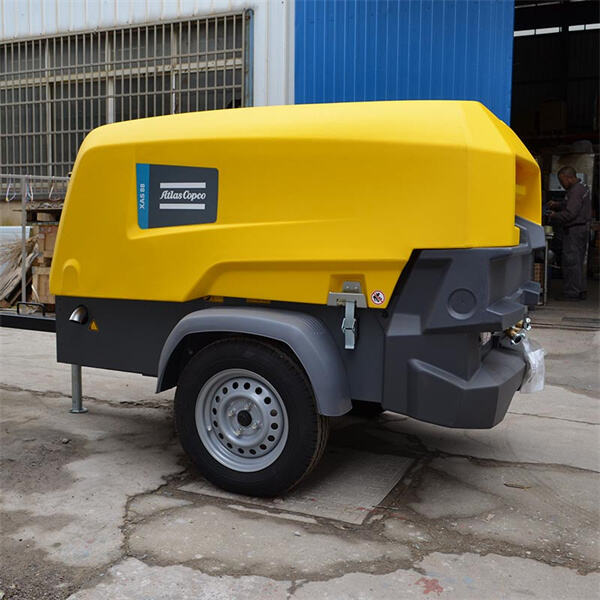 Mobilny kompresor pneumatyczny Atlas Copco