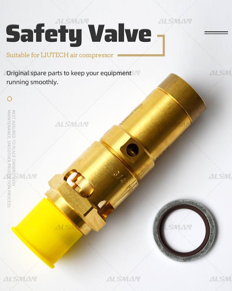 Liutech 1837006306 Brass Safety Valve For Air Compressor factory