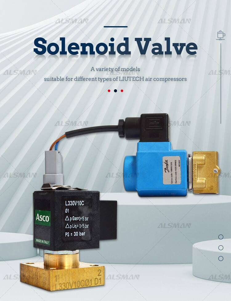 1089951502 Danfoss Solenoid Valve Used For Liutech Air Compressor manufacture