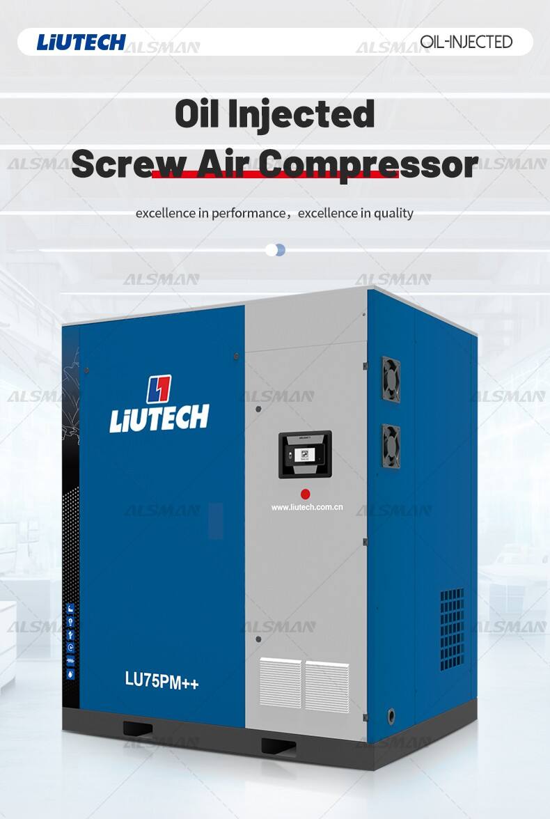 Liutech LU7.5 Industrial Frequency Oil Injected Screw Air Compressor details