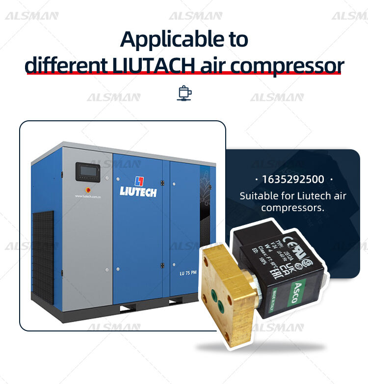 1635292500 Solenoid Valve For Atlas Copco Liutech Air Compressor supplier