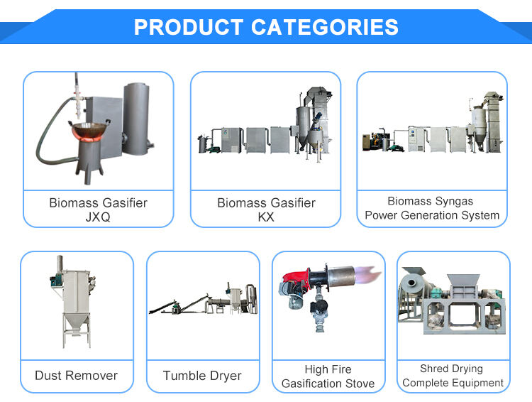 high quality Environment Friendly palm shell/cacao husk small biomass gasifier suppliers details