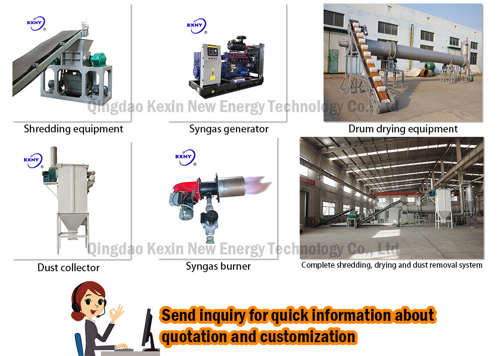 wood chips power plant biomass gasifier generator set Peanut shell gasifier uses agricultural production Chinese factory manufacture