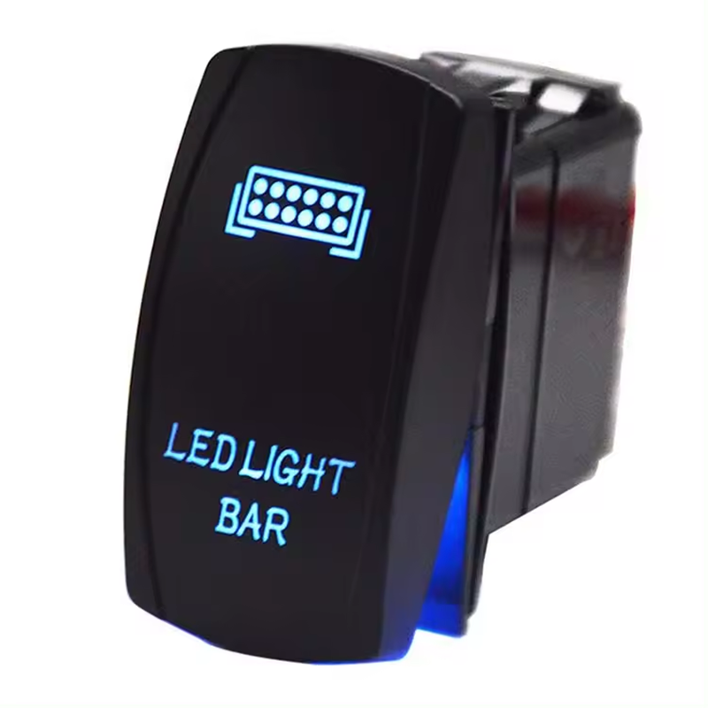 LED Light Bar 5Pin Laser On Off LED Light 20A 12V 10A 24V Rocker Switch for 4X4 Boat Trucks