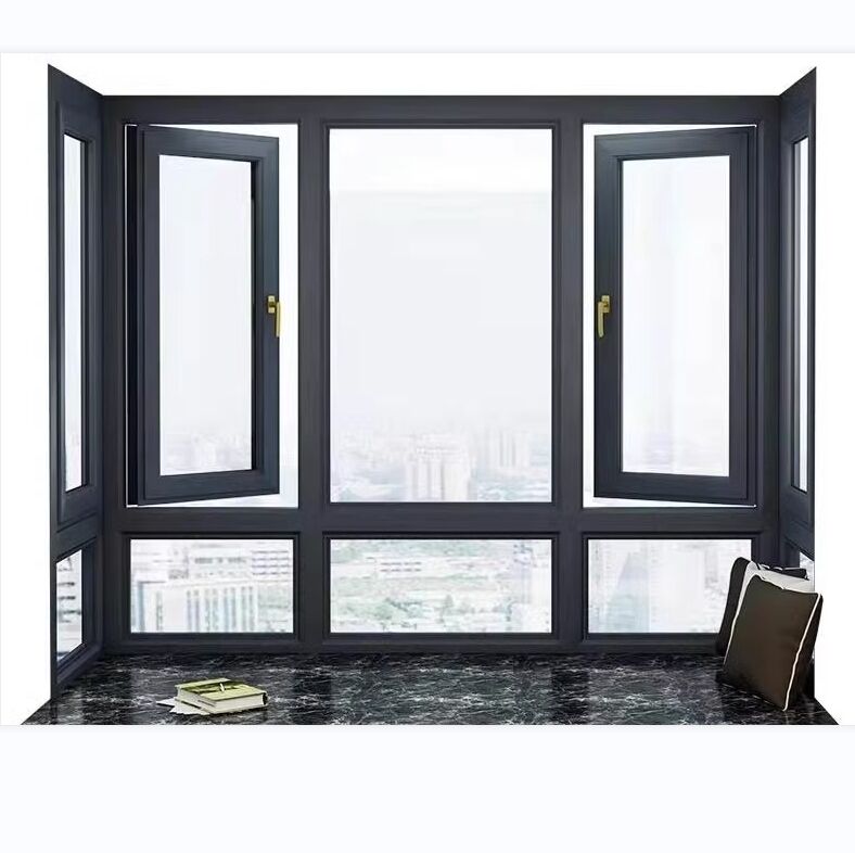 Villa Windows European Hurricane Casement Windows double pane windows supplier