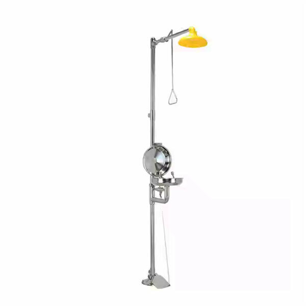 Compliance regulations for fixed eyewash stations in industrial settings.