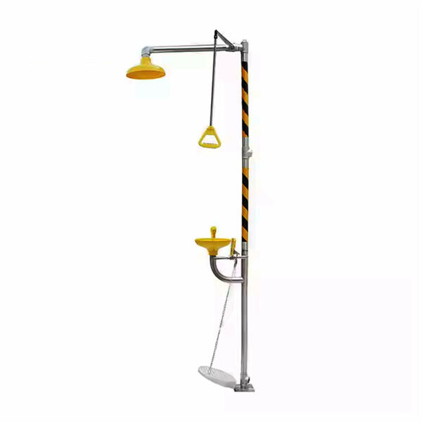 Protecting vision in the workplace with an exterior eye wash station