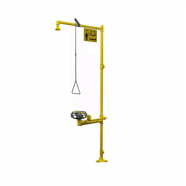 Utilisation des douches chimiques et postes de lavage oculaire