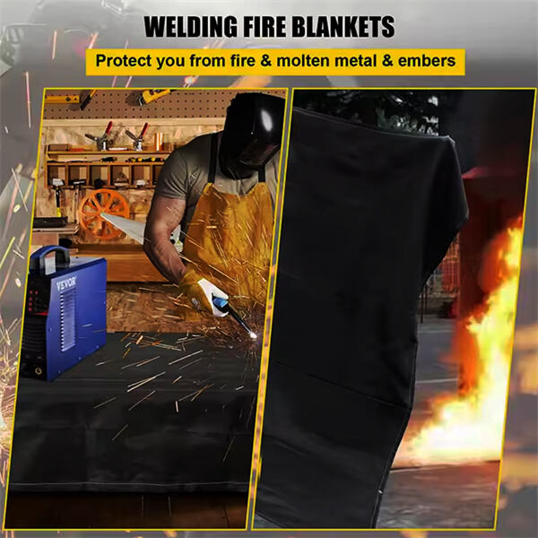 Peace of mind with a fireproof thermal blanket at home
