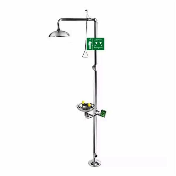 Protégez votre vue avec le rinçage d'urgence pour les yeux.