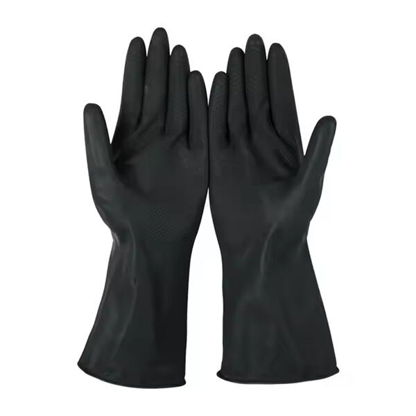 Where can I buy black rubber gloves for a low price?