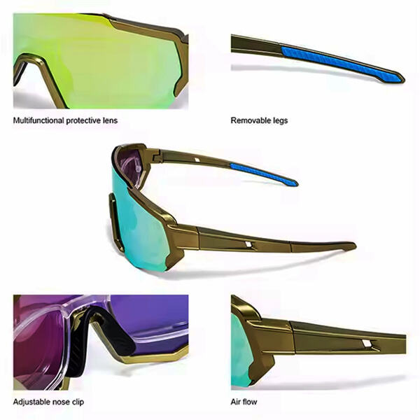 What sets our transparent goggles apart from the competition