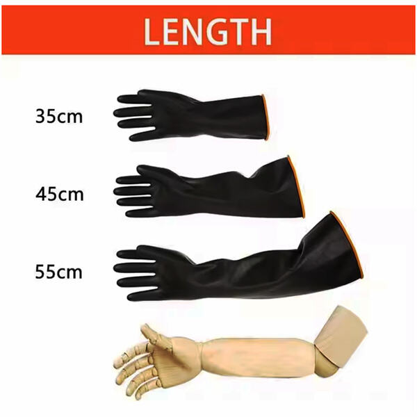 Chemical Rubber Gloves for Personal Protective Equipmen