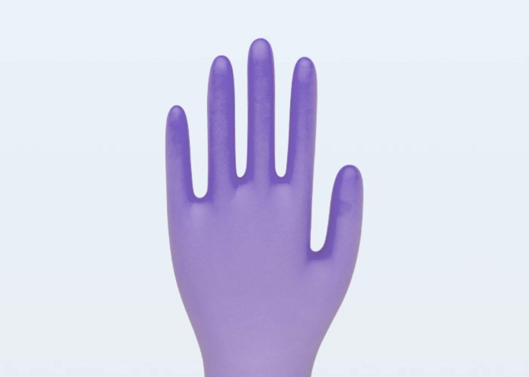 Gants de protection jetables en nitrile sans poudre, gants d'examen médical